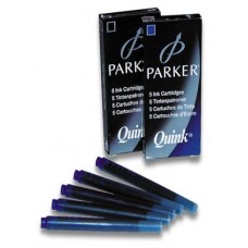 Патроны для перьевых ручек (5шт синие) Parker