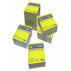 Блок цветной бумаги 'Зебра' 90х90мм 500 листов BuroMax