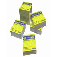 Блок цветной бумаги 80х80мм 400 листов BuroMax