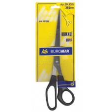 Ножницы (длина 25,5см) пласт. ручки BuroMax