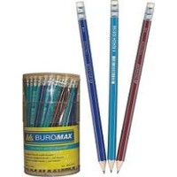 Карандаш BM8503 (HB) с цветным ластиком BuroMax