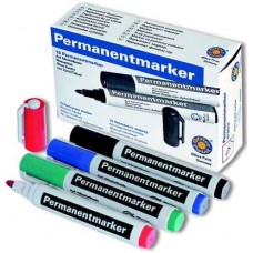 Перманентный маркер нестираемый синий Office Point